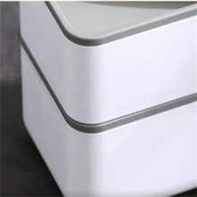 Hộp cơm Bento 2 lớp vân gỗ Nhật Bản, Hộp đựng cơm trưa, Hộp đựng thực phẩm, An toàn với lò vi sóng, Quà tặng Giáng sinh cho gia đình, văn phòng, học sinh - Nhiều màu - Xem 8