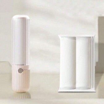 Mini rouleau à peluches portable - Forte adhérence, rouleau à peluches rechargeable, tête de rouleau à peluches de rechange, mini rouleau anti-peluches de taille de voyage, convient pour les vêtements, la literie, les poils d'animaux de compagnie - Outil anti-peluches extra collant