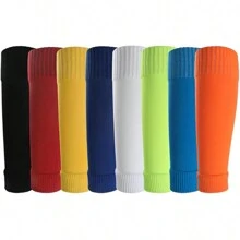 Sport Outdoor 4/6 Paar Kompressionsstrümpfe Fußball Beinwärmer Beinmanschette für Herren, lange gestrickte Beinschützer Beinwärmer schweißabsorbierend für die Wade