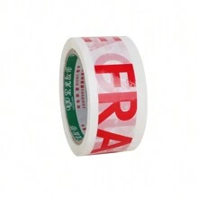 CILIA CILIA 1/3pcs 1.88 Inch X 165 Feet Fragile Tape Roll-Permanent Adhesive Care Packing Warning Labels For Shipping Box,Parcel, Package, Pallet