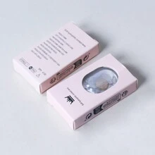 1副蓝灰色隐形眼镜美人鱼绿隐形眼镜可使用一年14.5mm，一年用一次 - 藍灰色 - 查看 7
