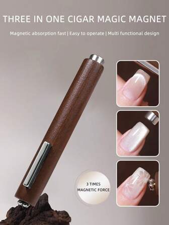 klimonla 1 件雪茄大磁铁三合一猫眼强力粗体大磁铁大圆柱形超强磁性美甲工具，美甲用品，美甲工具，美甲工具，返校，指甲，按压指甲的美甲工具
