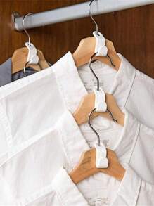 1 件 PP 衣架连接钩，极简主义白色衣柜扩展夹，适用于日常、季节性、节日、房间、家居装饰、秋季装饰、卧室装饰卧室、收纳盒、收纳盒、家居收纳、女式白色 T 恤、女式黑色裤子、女士冬装、连衣裙、女士冬装、优雅女装、女士白衬衫、长袖、女士白色连体裤、女士春季连衣裙、女士春季服装、春季、春装、极简主义、夏季上衣 - 白色 - 查看 8