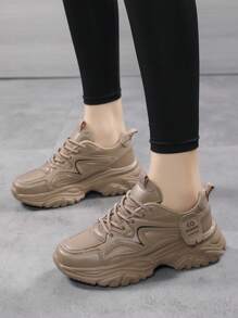 Women's Spring/Autumn/Winter Sports Shoes, Outdoor Lace-Up Low-Top Casual Running Sneakers, Non-Slip