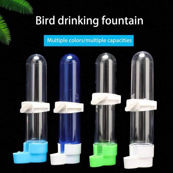 1 pieza Bebedero para pájaros elevado, comedero de agua automático para loras, accesorio para jaula de mascota