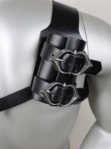 1pc Medieval Knight Sword Scabbard, PU Leather Sheath, Costume Prop For Assassin Outfit, Halloween, Fairs, LARP - A - View 5