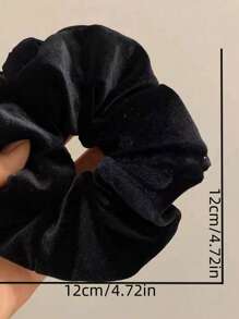 4pcs Women's Scrunchies For Bun, Ponytail And Everyday Wear Casual,Hair Accessories,Hair Elastics,Hair Ties,Hair Rope - Multicolor - View 5