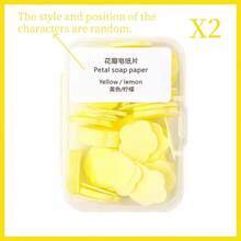 2 tờ xà phòng rửa tay dùng khi đi du lịch ngoài trời, xà phòng rửa tay cắm trại di động, xà phòng giấy rửa tay khi đi bộ đường dài dùng khi đi du lịch, tiệc nướng, tiệc tùng, trường học, cho bé gái, vệ sinh và tiện lợi - Nhiều màu - Xem 7