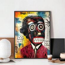 1PC B-Abst-Ract D-Basq-Uiats-APoster No Framed Poster Kraft Club Bar Paper Vintage Poster Wall Art Painting Bedroom Study Stickers Frameless, Canvas
