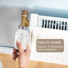 3PCS Thermostatic Radiator Head Smart Radiator Valve Replacement Head Heating System Temperature Control Valves Automatic Standard Radiator Valves Replacement For Home Office - Variant1 - View 5
