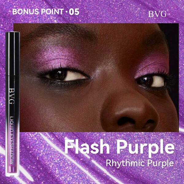 bvg Glitter Liquid Eyeshadow, Pearl Shine Eye Brightening Eye Shadow Long-Lasting Natural Waterproof Eye Makeup Stick