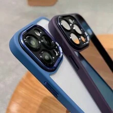 1个豪华防震紫色手机壳，兼容苹果17 Air、16e、15 Pro、14 Plus、13、12、11 Pro Max以及三星Galaxy S25 Ultra Plus、A55、A15 - 紫色 - 查看 8