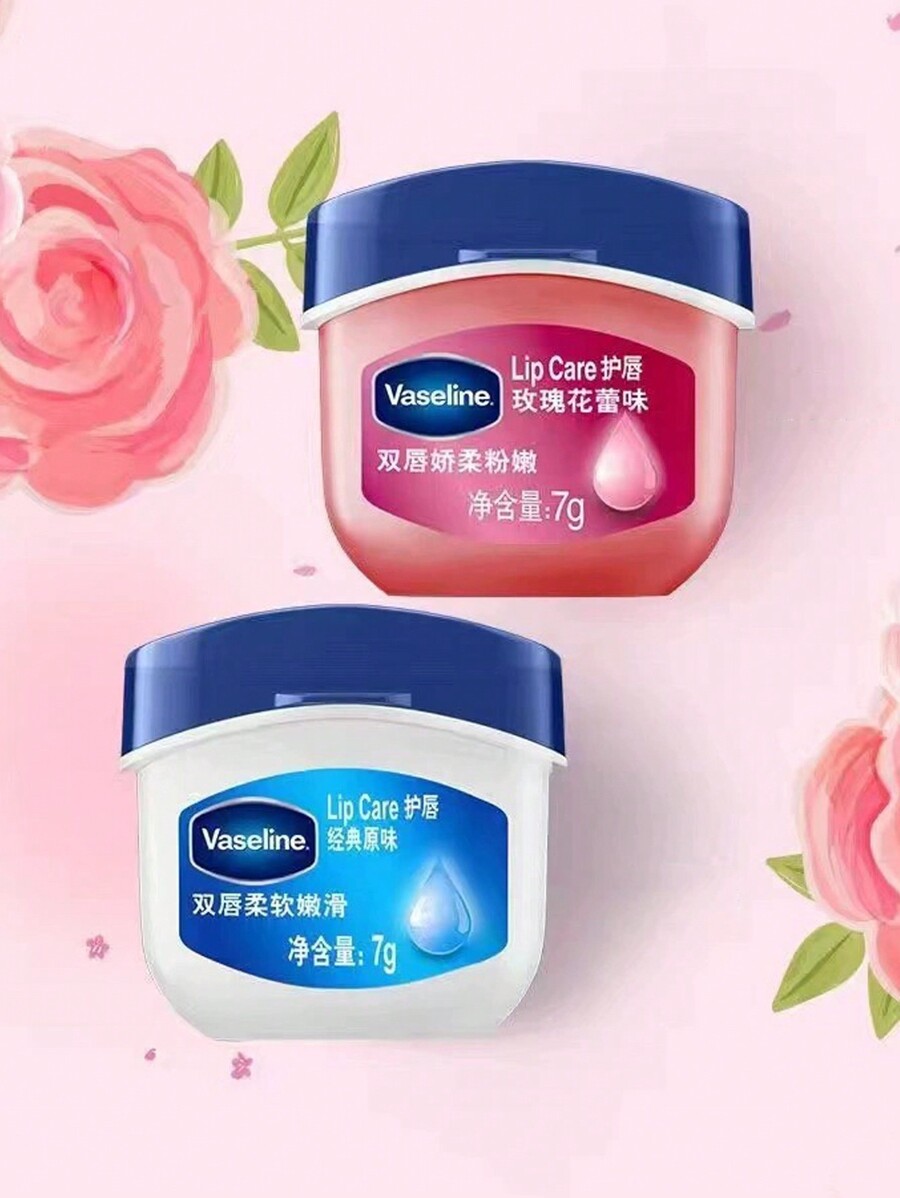 Vaseline Lip Care Balm 7g Original Balm Mini Lip Balm, Hydrating