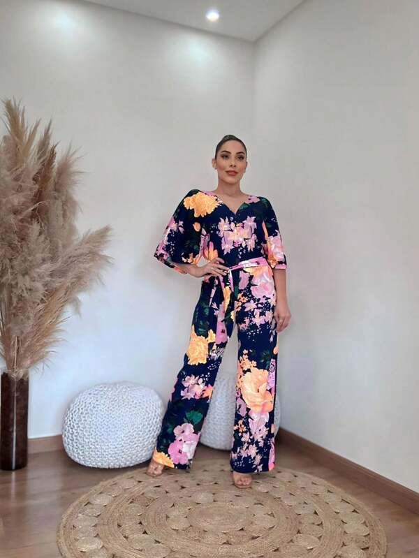 MACACÃO LONGO PANTALONA COM MANGAS