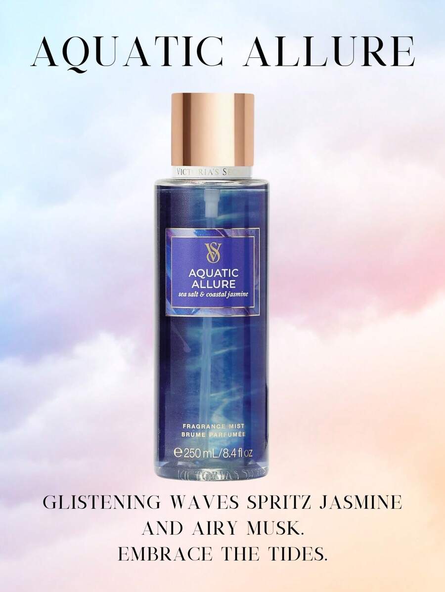 Victoria's Secret VS Body Mist Fine Fragrances Pink Perfume Bombshell Sexy - Aquatic - View 1