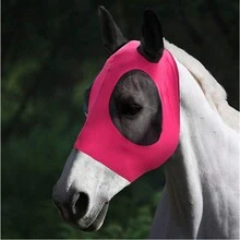 1pc Fly Mask - Horse Fly Mask Net Mesh Breathable Elastic Horse Face Guard Cover Anti-Mosquito Anti-Insect Anti-Fly For Horse - Multicolor - View 14