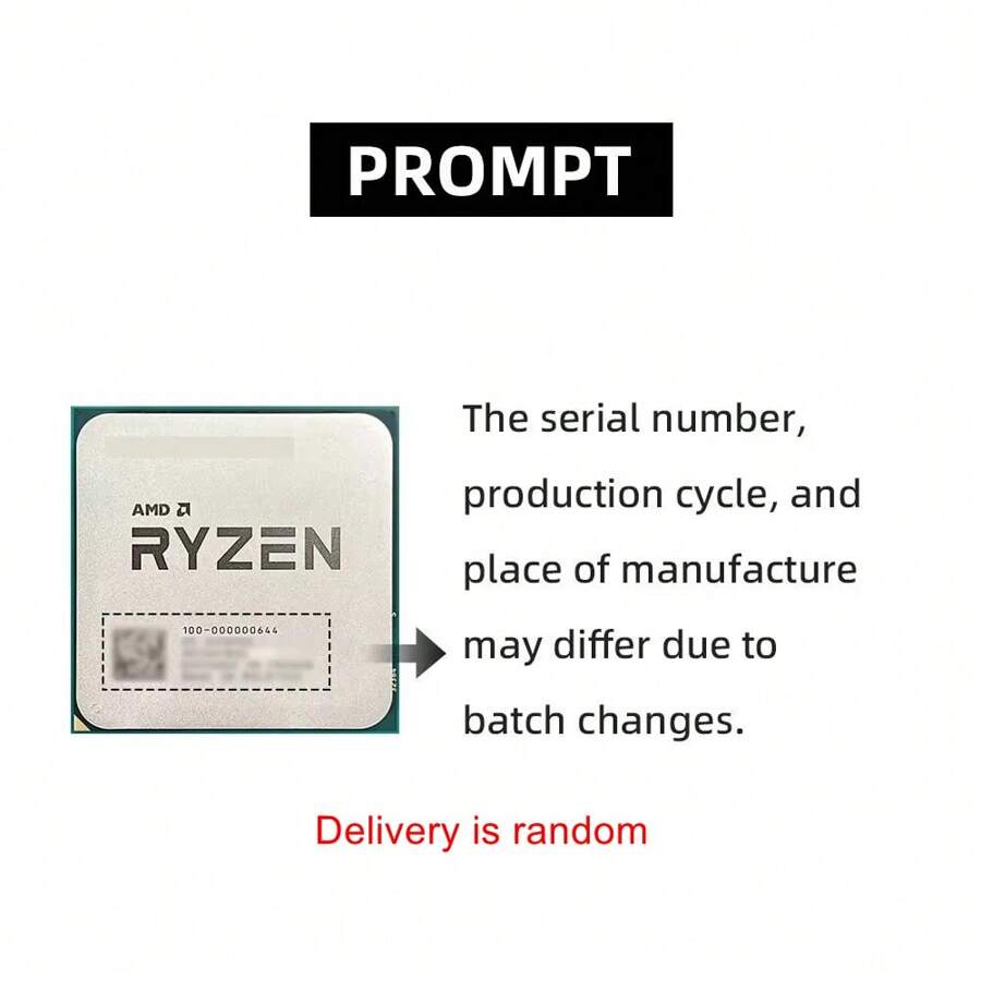 AMD Ryzen 5 5600X R5 5600X 3.7GHz מעבד מעבד 6 ליבות 12 חוטים 7NM 65W L3 ...