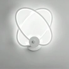 220V 创意小壁灯，现代 LED 壁灯，黑色/白色金属室内壁灯，3000K 暖光/6500K 冷白光，适用于客厅、卧室、走廊、楼梯 - 壁燈 - 查看 13