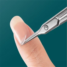 1 Pieza Acero Inoxidable Pelacutículas Y Neutralizador De Piel Muerta Para Manicura, Cejas, Tijeras De Belleza Para Salón De Casa