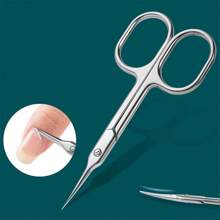1 Pieza Acero Inoxidable Pelacutículas Y Neutralizador De Piel Muerta Para Manicura, Cejas, Tijeras De Belleza Para Salón De Casa