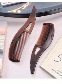 1pc/2pcs Scalp Massage Anti-Dandruff Comb - Removes Oil And Promotes Healthy Scalp, Hair Care Vented Brush, Hair Oil Absorbing Brush, Non-Wash Hairfall Prevention, Hair Brush, Comb, Hair Tools, Hair Products And Accessories For Barber Salon Beauty Travel Essentials