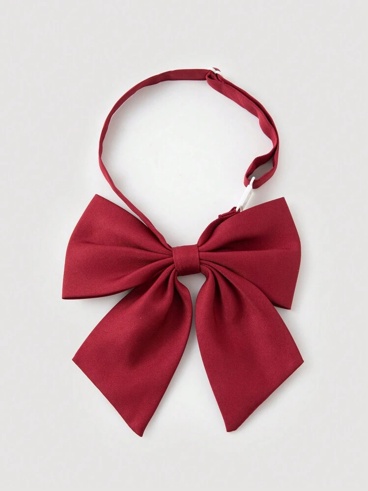 1pc Solid Color Elegant Bow Tie Collar Valentine Day Men Necktie - Solid Color - View 3