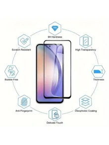 3 buc. ecran protector Galaxy HD Silk-Screen, sticlă securizată anti-zgârieturi și anti-amprentă