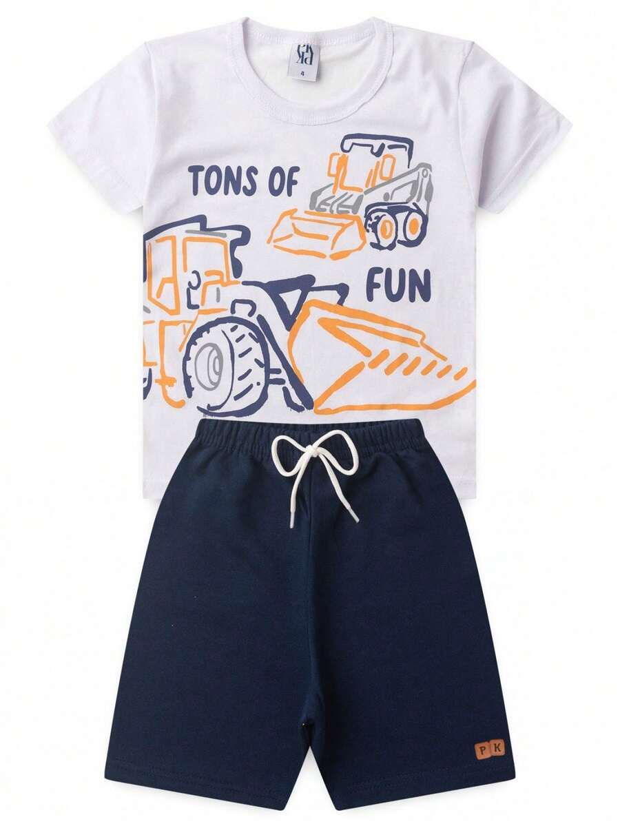 Boys' Set Tons Of Fun - 白色 - 查看 1