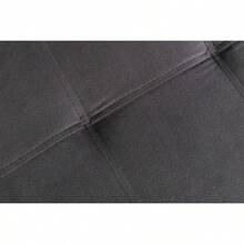 77 Inch Reversible Sectional Storage Sleeper Sofa Bed, L-Shape 2 Seat Sectional Chaise With Storage, Skin-Feeling Velvet Fabric, Dark Grey Color For Living Room Furniture
