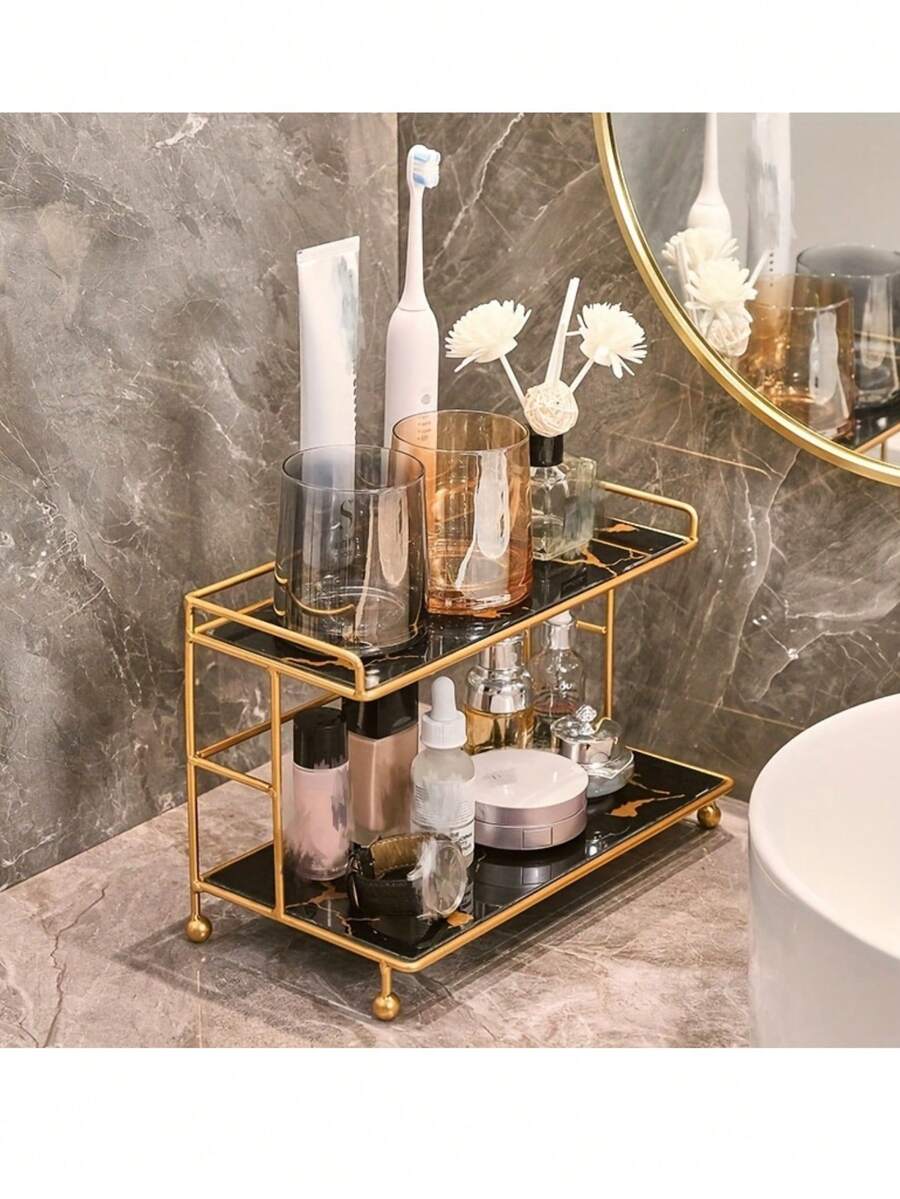 Modern Luxury Bathroom Storage Racks, Makeup Organizer, Perfume Display ...