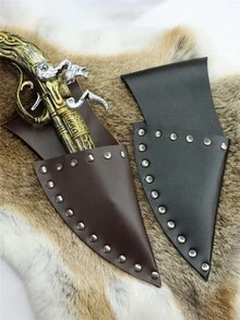 1 chiếc Túi đựng súng bằng da thuần chay cho thắt lưng thời trung cổ Viking Phục hưng Larp Steampunk Cướp biển Súng lục Bao da Flintlock Lễ hội Đạo cụ hóa trang ngoài trời Halloween - Nhiều màu - Xem 9
