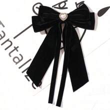 1pc Elegant Polyester Brooch, Versatile Velvet Lapel Flower Accessory, Suitable For All Seasons - Love Diamond Brooch - View 8