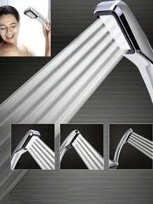 1pc/2pcs 300 Hole High-Pressure Rainfall Shower Head, Water-Saving Shower Head, Bathroom Shower Head, Shower Head, Bathroom Hardware, Bathroom Accessories, Enjoy A Luxurious Bathing Experience Home Bathroom Decor Fall Decor