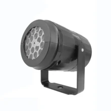 雪花 LED 圣诞灯投影仪 - 用于景观装饰雪花照明圣诞节新年生日派对 - 黑色 - 查看 6