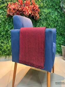 Pop Blanket For Sofa And Bed Decorative Cover Type 100% Cotton - 紅色 - 查看 1