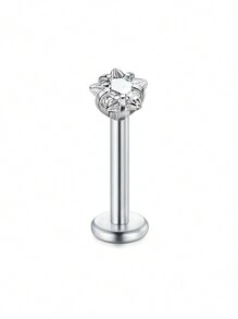 CIZME 1/22 PCS 16G Nhẫn môi Đồ trang sức Labret Nhẫn môi Monroe Đồ trang sức xỏ khuyên bằng rắn cắn Medusa Thép phẫu thuật Conch Tragus Xoắn ốc phía trước Sụn Bông tai Đinh tán Đồ trang sức xỏ khuyên cho phụ nữ Bạc - Bạc - Xem 21