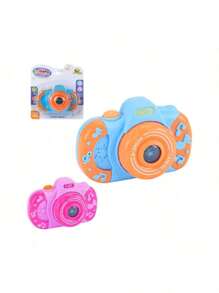 Toy Camera With Light And Sound - Boys Girls - Hồng - Xem 1