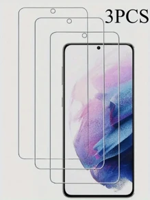 3 件高清透明防刮、防指纹、无气泡钢化玻璃屏幕保护膜，兼容 Galaxy 生日礼物、家人、朋友手机屏幕保护膜、手机配件防水防震防摔全覆盖 - 無色 - 查看 8
