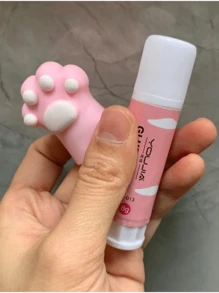 Motarro* 1pc Cat Claw Solid Glue Stick Cute Quick Stick Solid Glue Kawaii Stick Back To School