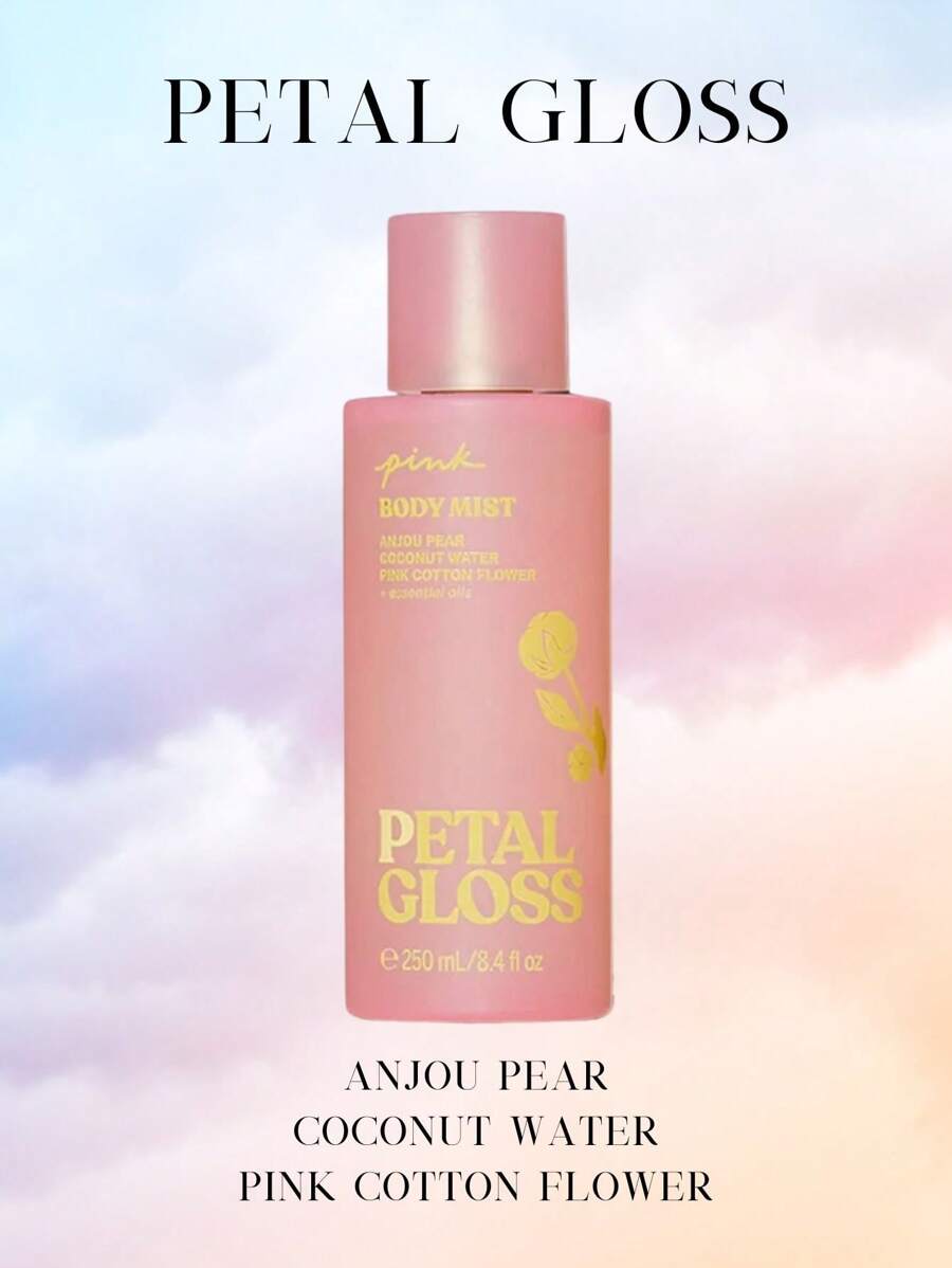 Victoria's Secret VS Body Mist Fine Fragrances Pink Perfume Bombshell Sexy - Petal Gloss - View 1