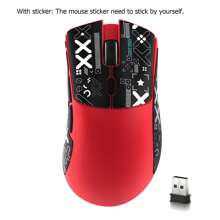 ATTACK SHARK R1 Wireless Gaming Mouse,Tri-Mode Connection (2.4G/Wired/BT5.2),55g Lightweight,18K DPI Optical Sensor,HUYU 20 Million Key Life,Ergonomic Design,For PC/Laptop/Win - 紅色 - 查看 10