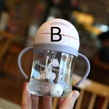 Bình đựng nước chống sặc dung tích 250ml có ống hút có tay cầm chống sặc Gravity Ball, Bình đựng nước chống sốc có cốc uống nước, dùng ngoài trời, cắm trại - Nhiều màu - Xem 7