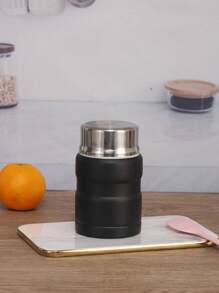 1 cái Cốc đựng thức ăn trưa giữ nhiệt mini di động 16oz có tên tùy chỉnh, đi kèm thìa thép không gỉ, bình chân không bằng thép không gỉ SUS304 - nhiều màu - Xem 12