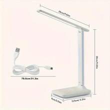 LED Table Lamp, Student Light, Adjustable Arm And Touch Control, Adjustable Light