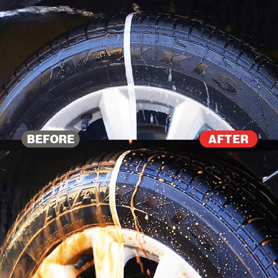 Tire Wax Polish, Car Tire Gloss Coating, Protective Glaze, Maintenance ...