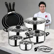 Set d'ustensiles de cuisine et de poêles à frire de San Ignacio - Multicolore - Voir 2