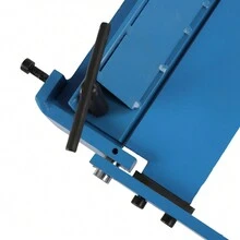 Sheet Metal Bender Folder 95° Bending Brake Machine 450mm Metal Working Tool - Blue - View 7