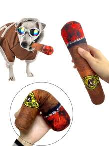 2 Stücke/Set Knautschspielzeug für Haustiere, lustiges Plüschhundespielzeug, süßes Hundegeburtstagsgeschenk, Hundenagespielzeug, Haustierspielzeug für kleine, mittlere und große Hunde