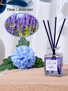 1pc Romantic Aromatherapy, 1.69oz Rattan Essential Oil, Quantity/Color Random Aromatherapy Sticks, Lavender, Peach Ebonwood Agarwood,Home Bedroom Air Freshener, Reed Diffuser, Office Home, Deodorizing Essential Oil Ornaments, Aromatherapy Gift For Your Girlfriend, 2 Types Of Labels Are Shipped Randomly
