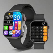 Smartwatch, Wireless Call/Dial, Multi-Sport Mode, Incoming Call Alert & Rejection, Short Message Alert, Message Alert View, Customized Wallpaper, Compatible With IOS/Andriod